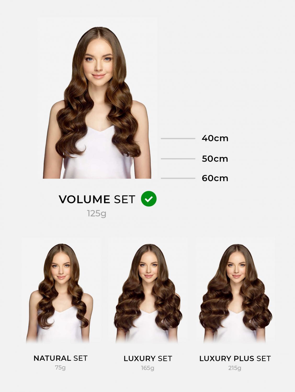 Clip-On Extensions Set VOLUME Original